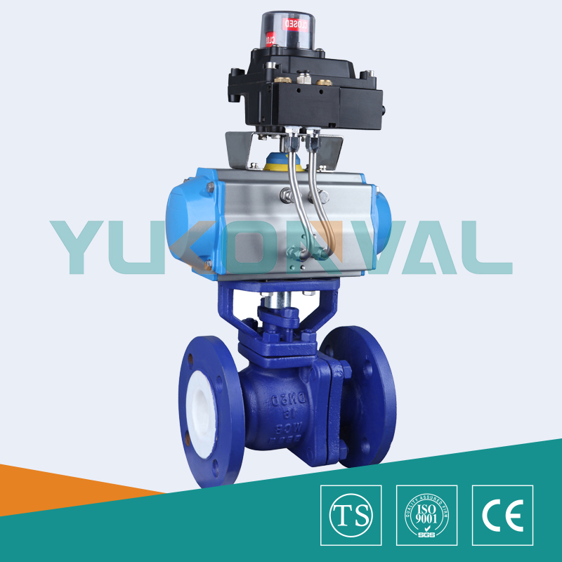 氣動(dòng)襯氟球閥